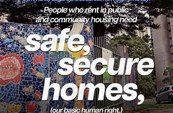 People who rent in public & community housing need safe, secure homes